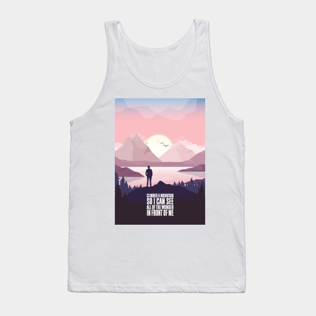 Climbed a mountain Tank Top by clad63